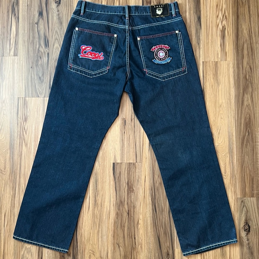 COOGI Embroidered Bootcut Jean Pants Size W38/L34
